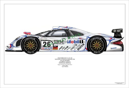 1998 porsche 911 gt198 mans - 1998,