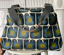 ORLA KIELY ‘LOVE BIRDS’ DESIGN NAVY EXCELLENT CONDITION