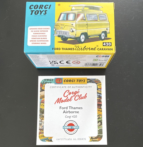 Corgi model club ford thames - model,