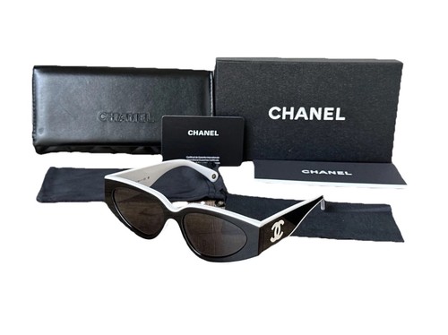 Chanel sunglasses black - sunglasses, white