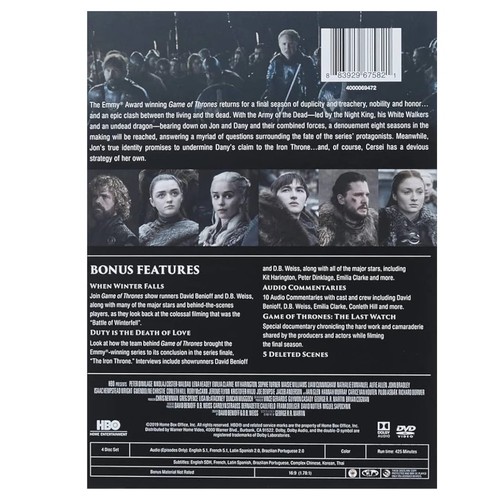 Game thrones season - of, 8