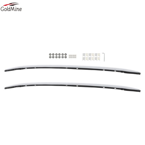Pair roof rails silver - pair,