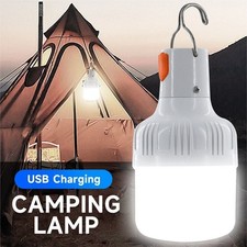 USB Rechargeable LED Camping Light Tent Lantern Outdoor Super Bright Night Lamps