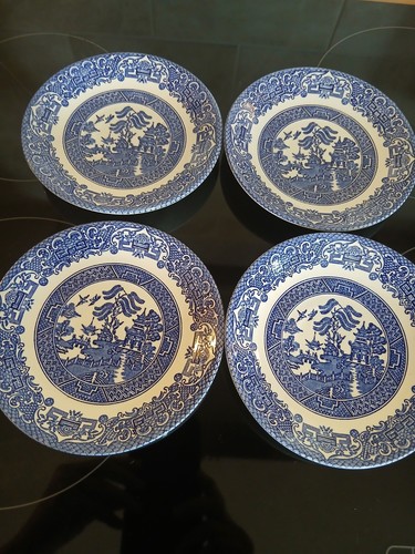 Set vintage staffordshire - of, 4