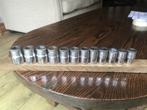 Gedore sockets 7 - 12,