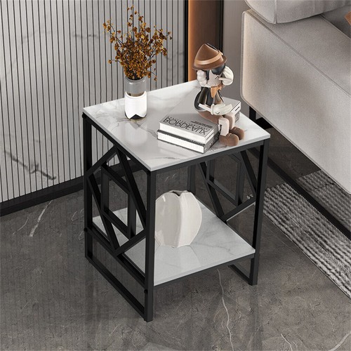 Side table white marble - marble, top