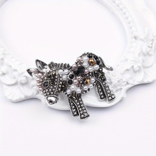 Vintage cute gray donkey - gray,