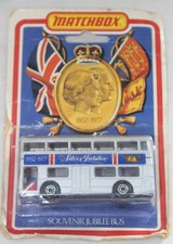 MATCHBOX - NO17 THE LONDONER - DAIMLER DMS FLEETLINE BUS - SILVER JUBILEE 1977