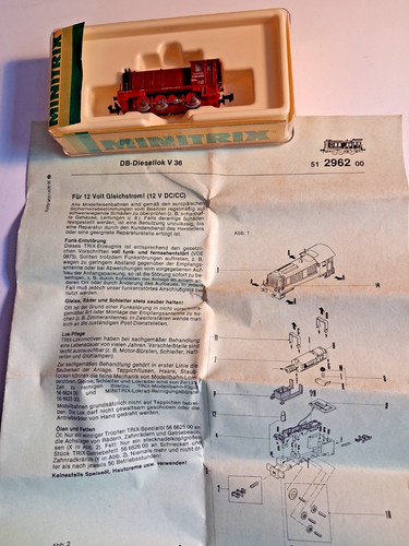 Minitrix 2962 gauge - n,