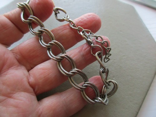 Vintage large silver tone - large,