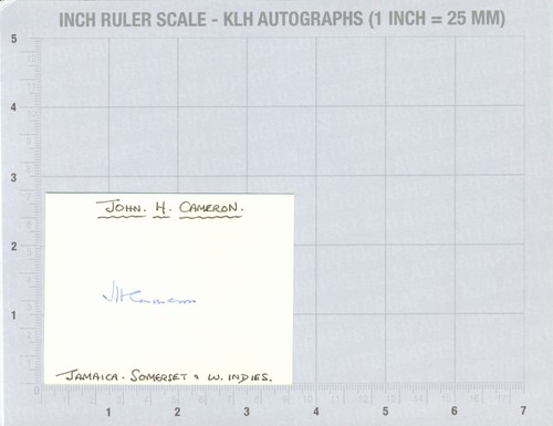 John cameron hand signed - hand,