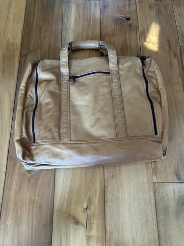 Mens tan leather suit - tan,