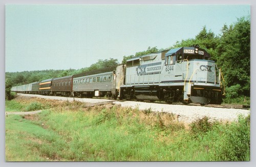 Csx 6344 roadrailer - gp-40-2,