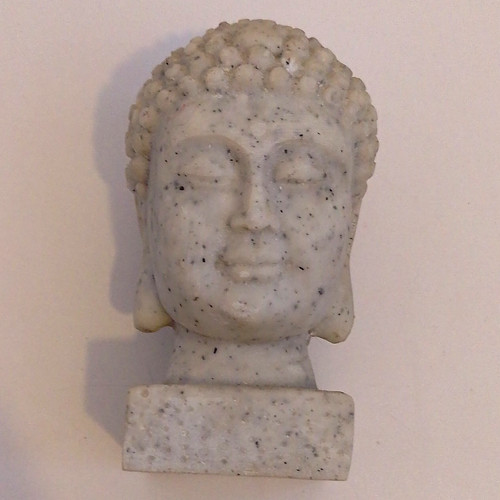Buddha head bust - figurine, matt