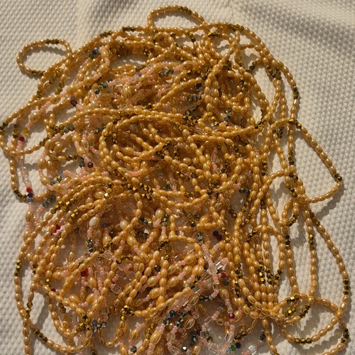 Gold metallic glass seed bead - gold,