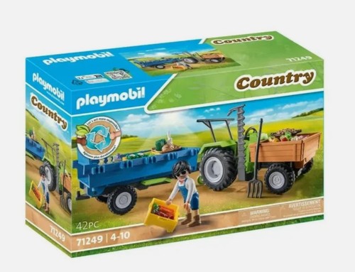 Playmobil country tractor with - country,