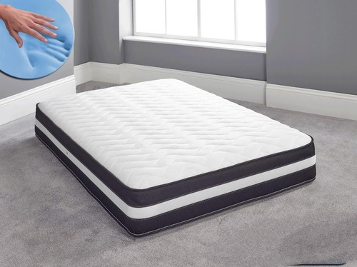 Cool blue memory foam - foam, mattress