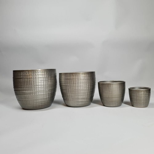 Silver metallic textured - metallic,