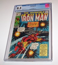 Iron Man #23 - Marvel Comics 1970 Bronze Age Issue - CGC VF+ 8.5