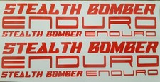 STEALTH BOMBER ENDURO STICKERS