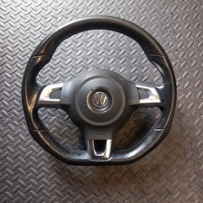 VW FLATBOTTOM STEERING WHEEL NON MULTI FUNCTIONAL SCIROCCO POLO GOLF GTI GTD R