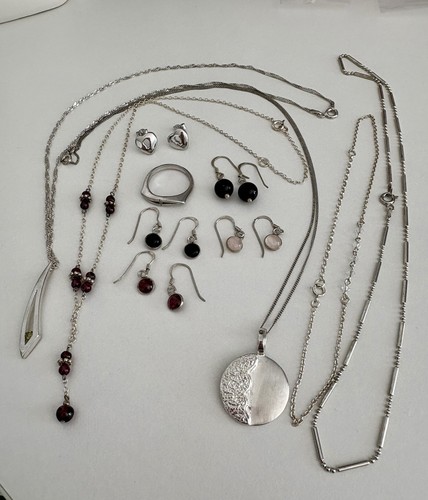 Job lot sterling silver - lot,