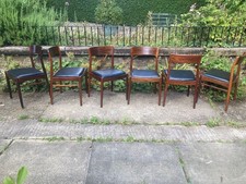 6 ROSEWOOD DINING CHAIRS HENNING  KJAERNULF K.S MOLBER  DANISH MID CENTURY 60'S