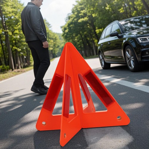 Roadside emergency triangle - emergency,