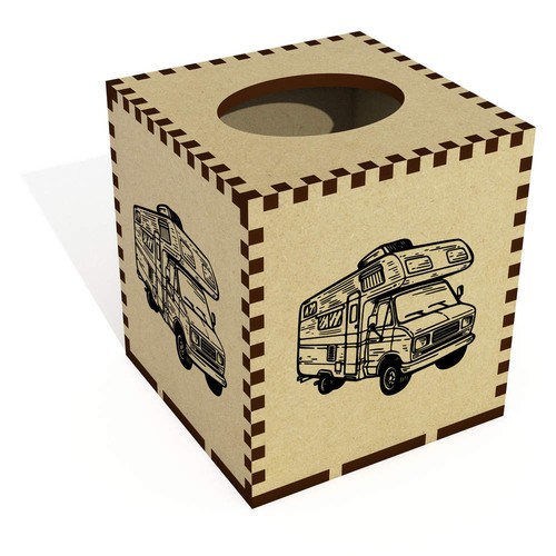 Square camper car - car', wooden