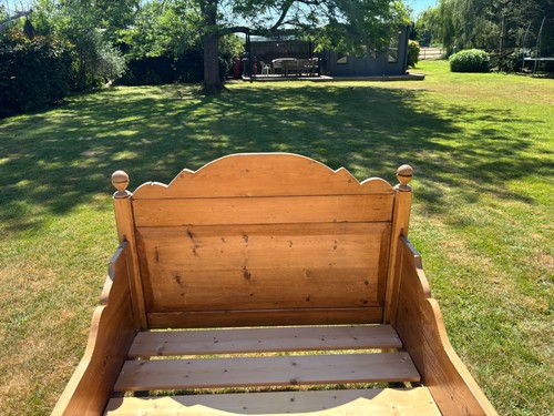 Antique solid pine single