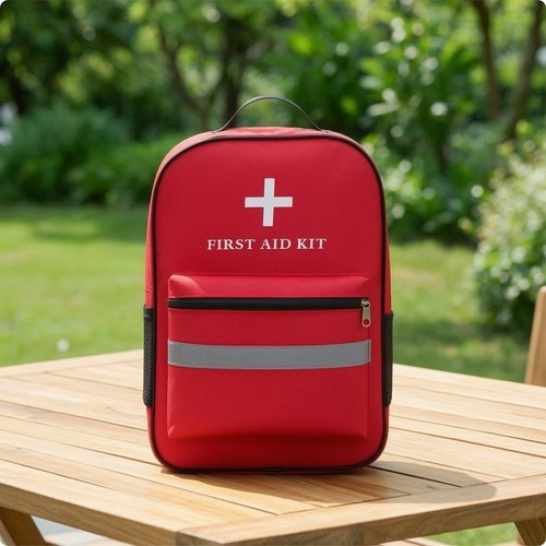 First aid backpack reflective - first,