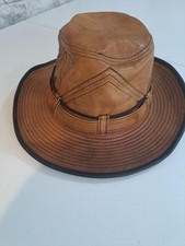 Leather Walking Bush Hat 58cm