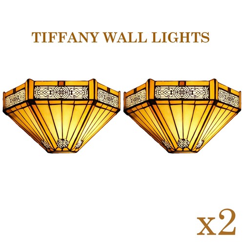 Tiffany style multicolor pair - multicolor,