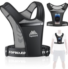 Running Phone Holder Vest for Men Women Jogging Walking Exercise & Gym Workout