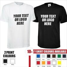Personalised Custom Design Name Text Maker Print Your Own Men Printed T Shirts 