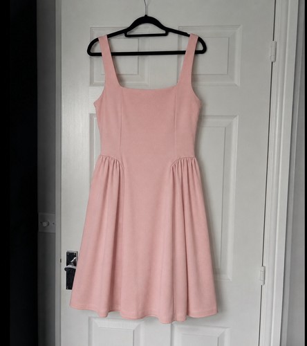 Boohoo plus pink skater dress - plus,