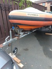  Humber Rib Boat - 4 Metres - 2 stroke 25hp Engine - Trailer - 