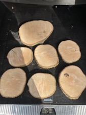  Round Disk Ornament rustic Wood Circles Dining Table Centrepiece Rounds 