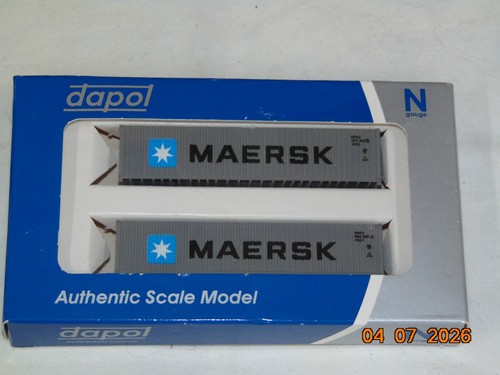 Dapol 40ft container twin pack - container,