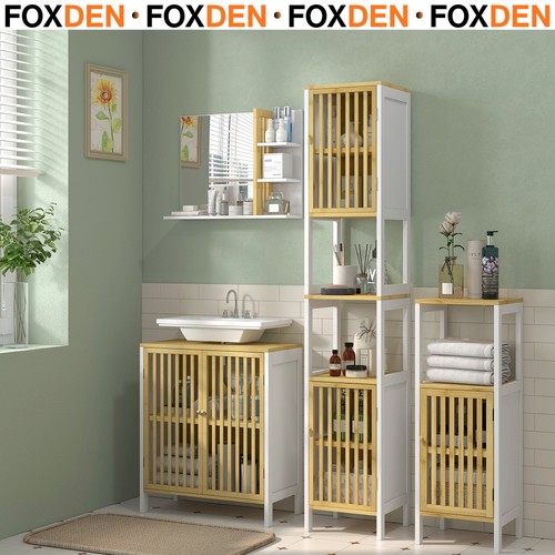 Storage cabinet bathroom white - storage,