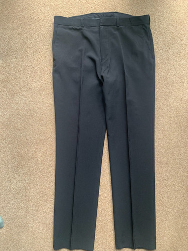Mens black trousers waist - black,