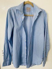 Moss Bros Regular Fit Striped Shirt Size 15 Inch Collar 38cm