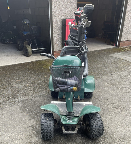 Green wheel mobility scooter - 4-wheel,