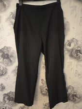 Proquip Golf Trousers WOMENS Large Leg 28" Black Teflon PU Coated Sz14-16