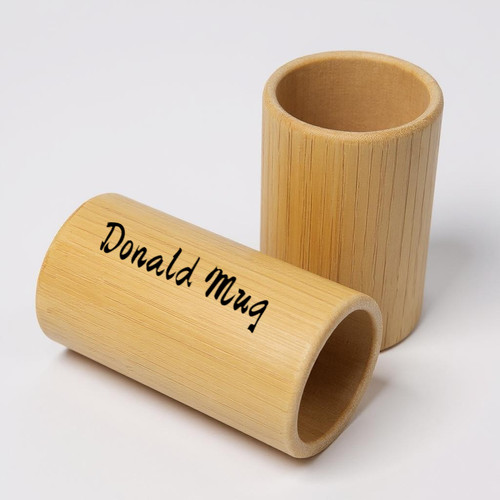 Personalised natural bamboo - natural,
