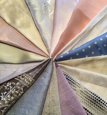 100% SILK + DUPION FABRIC