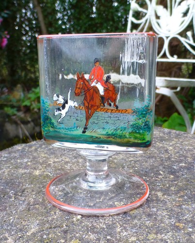 Vintage rare oblong glass - rare,