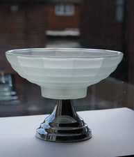Art Deco Style Frosted Glass