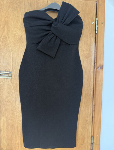 Nikka black strapless bow - nikka,
