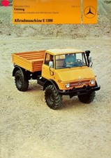273132) Mercedes Unimog U 1700 AWD brochure 04/1980
